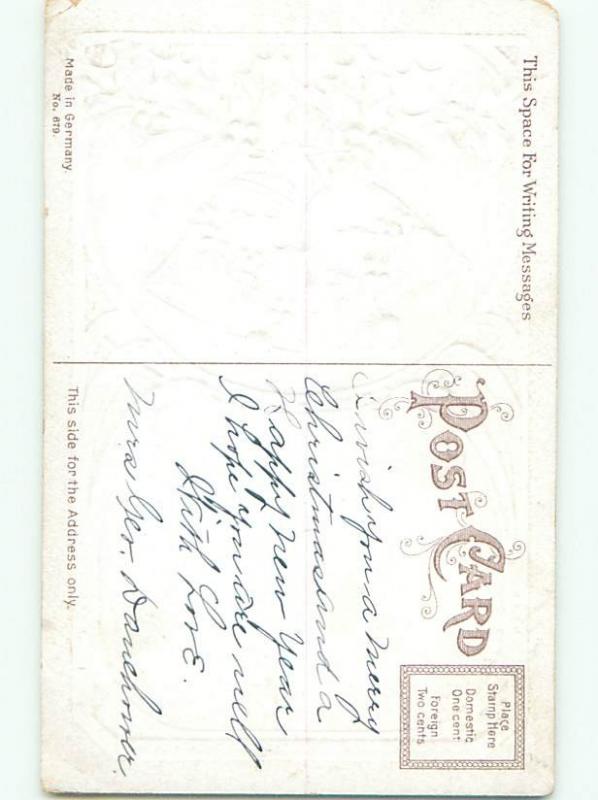 Divided-Back CHRISTMAS SCENE Great Postcard W9745