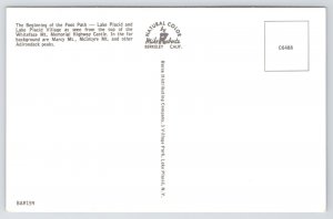 State View~Lake Placid From Whiteface Mountain NY~Foot Path~Vintage Postcard