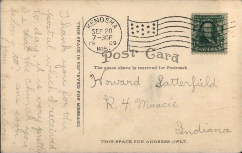 Kenosha WI Simmons Factory c1910 Postcard