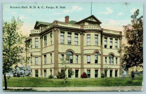 Fargo North Dakota Agricultural College~Bay & Arch Windows on Science Hall c1910