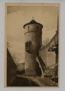 Germany - Rothenburg. City Wall, Tower & Street  (tear)