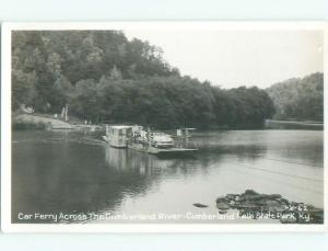 old rppc CAR FERRY BOAT Cumberland Falls State Park - Corbin Kentucky KY i6521