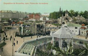 Exhibition Belgium lot 7 postcards Exposition Brussels 1910 