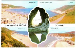 Greetings from Gower, Beaches and Bays, Wales