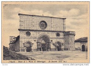 Chiesa Di S. Maria Di Collemaggio, La Facciata (XIII Sec.), L'Aquila (Abruzzo...