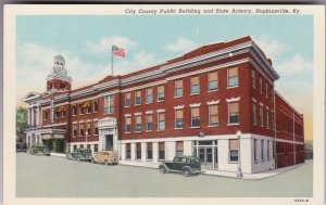 Kentucky Hopkinsville City County Public Building & State Armory Curteich sk2410