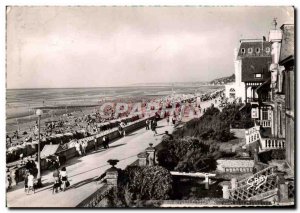 Postcard Moderne Cabourg Beach