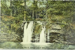 C.1910 Lone Creek Falls, Santa Cruz Mountains, California Vintage Postcard P97