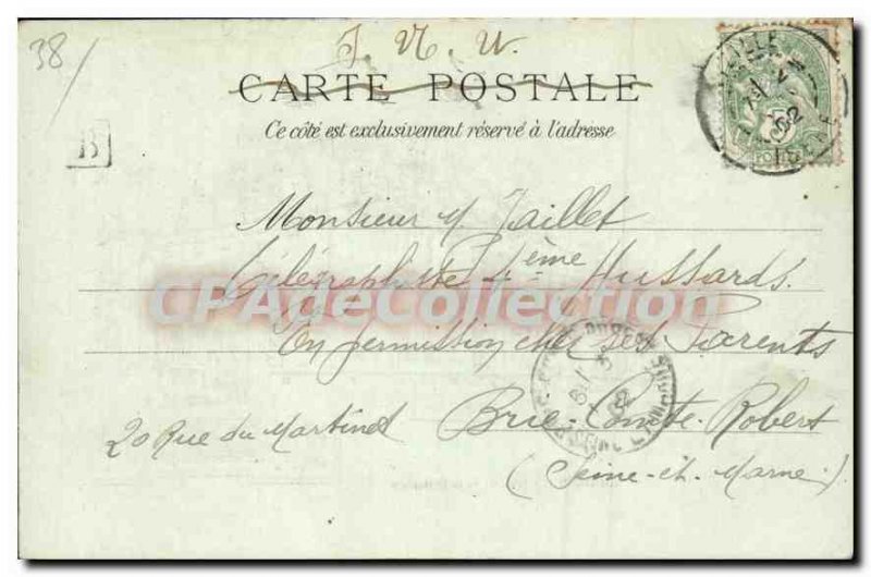 Old Postcard Grenoble Hotel De La prefecture