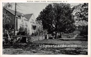 Maple Crest Farm - Bloomingburg, New York NY Postcard