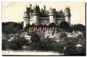 Old Postcard Pierrefonds Chateau