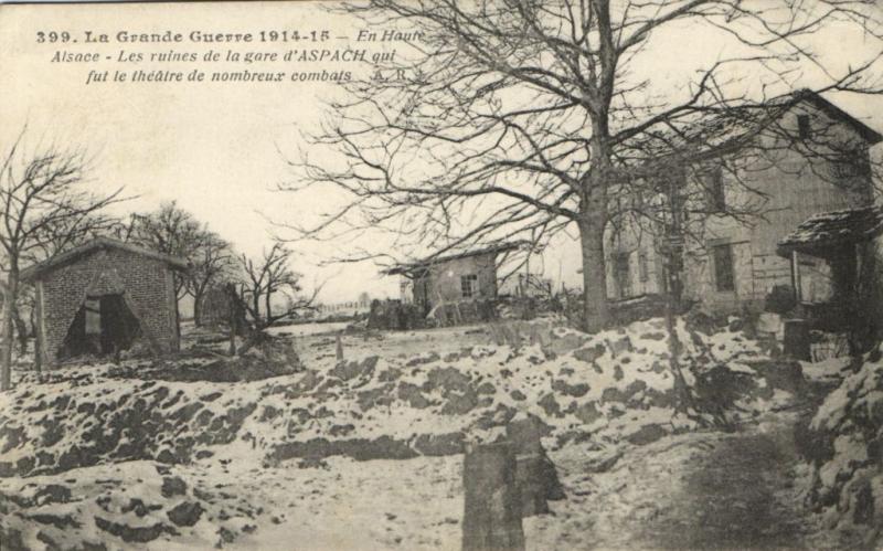 CPA AK Le Grande Guerre 1914-1915-en-HAUTe Alsace - Les ruines de la (170454)