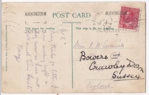 Canada; University of Saskatchewan, Saskatoon PPC, 1913 PMK to GB, Redirected