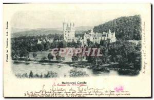 Old Postcard Balmoral castle