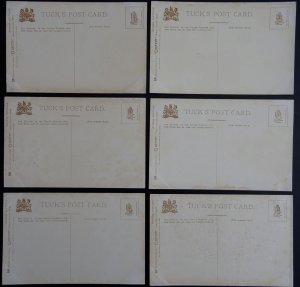 England Set of 6 WAYSIDE SKETCHES c1906 Postcard by Raphael Tuck 9000