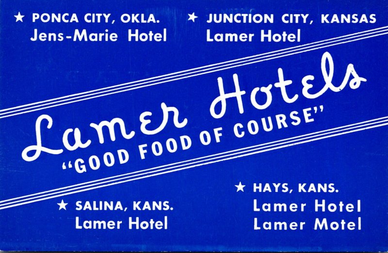 Kansas Salina Hays & Junction City Lamer Hotels