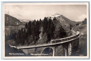 Lower Austria Austria Postcard Gossinggraben-Viaduct Mariazell Railway 1928