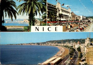 France Nice Multi View La Promenade des Anglais 1966