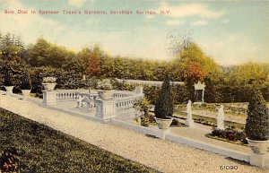Sun Dial Spencer Trasks Gardens - Saratoga Springs, New York NY