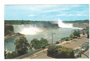 American Falls, Horseshoe Falls, Niagara Falls Ontario, Vintage 1964 Postcard