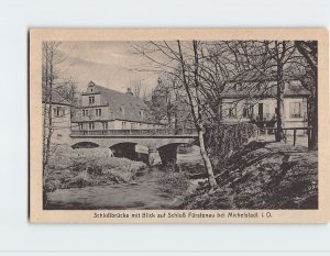 Postcard Schloßbrücke mit Blick auf Schloß Fürstenau, Germany