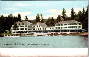 Rangeley Lake Maine The Mountain View House Hotel Postcard JH13