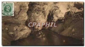 Old Postcard Han Caves The room & # 39armes reappearance of the Lesse