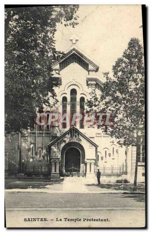 Old Postcard Holy Temple protestant