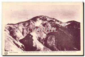 Old Postcard The Moroccan Atlas Djebel Reggou view taken by plane