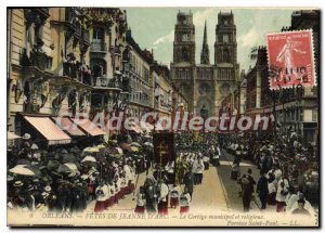 Postcard Old Orleans Fetes De Jeanne D'Arc The Cortege