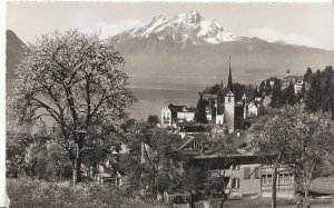 Switzerland Postcard - Weggis mit Pilatus    A9562