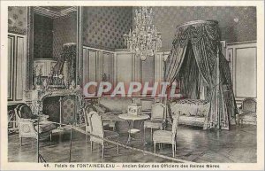 Postcard Old Palace of Fontainebleau Former Queens Officers Lounge Meres