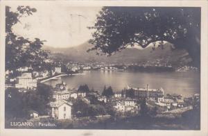 Switzerland Lugano Totalansicht 1925 Photo