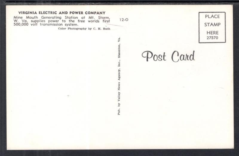Virginia Electric and Power Company,WV BIN