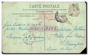 Old Postcard Le Mont Dore Park during the Music