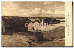 Old Postcard Ile De Brehat The Islands of Kerpont Seevagen