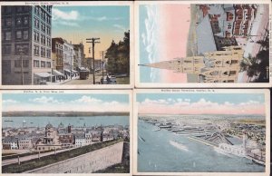 Barrington Street Halifax River Ocean 4x Old Canada Postcard s