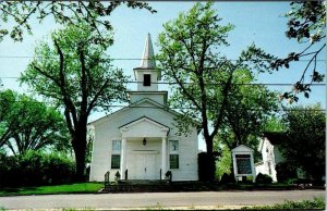 Long Grove, IL Illinois  COUNTRY CHURCH Religion LAKE COUNTY Chrome Postcard