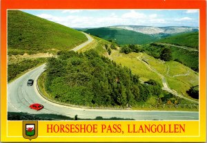 Postcard UK Wales Llangollen Horseshoe Pass