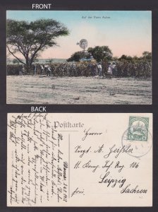 GERMAN SOUTH WEST AFRICA 1912 Illustrated-postcard Ukamas cancelation