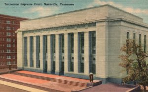 Vintage Postcard 1930's View of Tennessee Supreme Court Nashville Tennessee TN