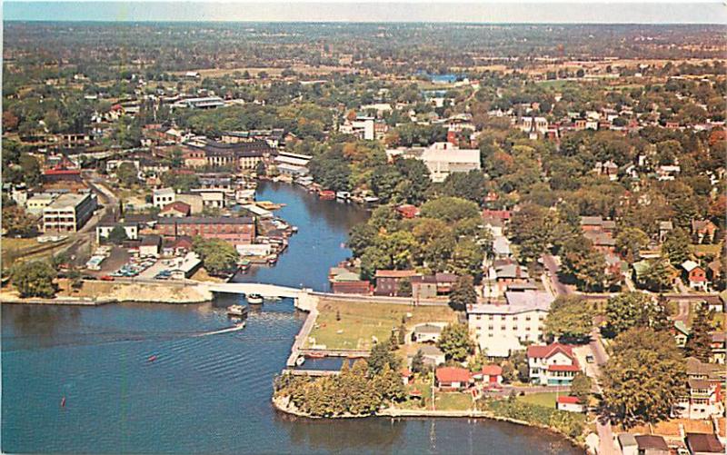 Air View Gananoque Thousand Island Vacationland Ontario Canada