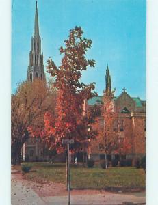 Unused Pre-1980 CHURCH SCENE Leominster Massachusetts MA p4019