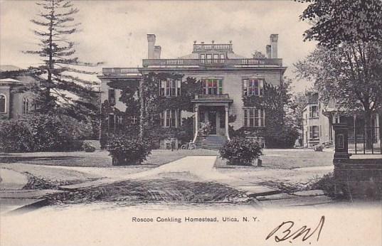 Roscoe Conkling Homestead Utica New York 1905