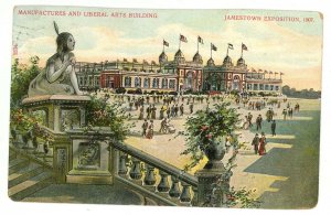 VA - Jamestown Exposition, 1907. Manufacturers' & Liberal Arts Bldg 