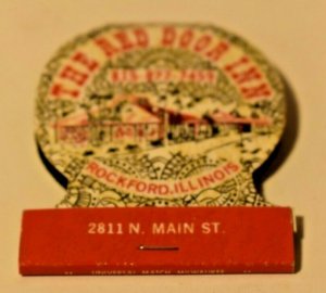 The Red Door Inn Peru Rockford Illinois Matchbook