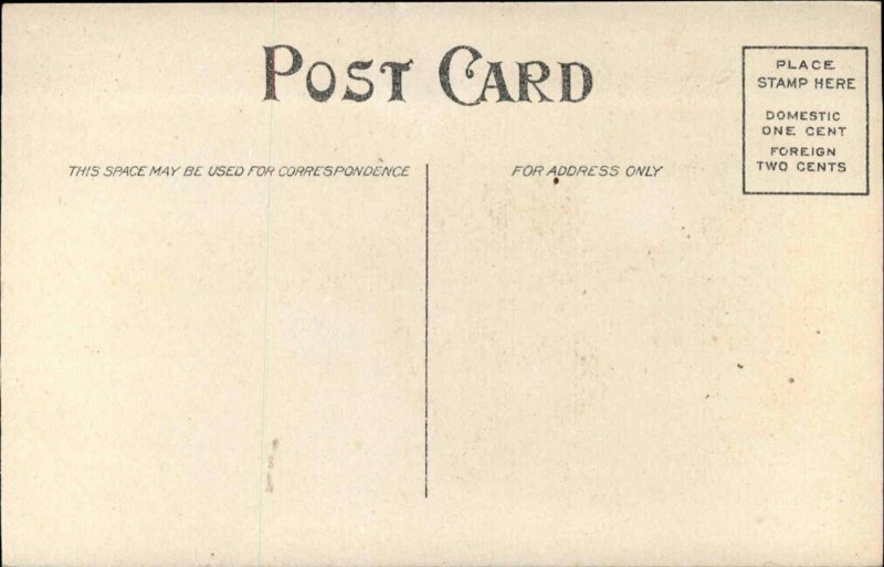 Boys Carpentry Tools P. Schmidt Advertising Art Deco c1910 Postcard