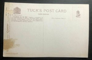 Mint England Tuck's Picture Postcard A Charge For The Hill