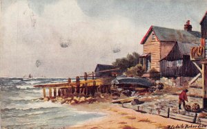 BONCHURCH ISLE OF WIGHT ENGLAND~WHEELERS BAY~1905 TUCK AQUARETTE ARTIST POSTCARD