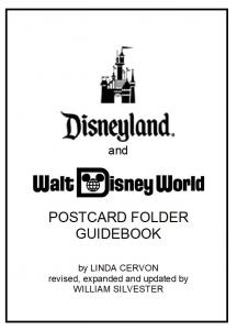 DISNEYLAND AND WALT DISNEY WORLD POSTCARD FOLDER GUIDEBOOK